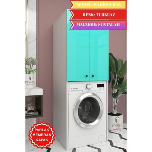 membran çamaşır-kurutma-bulaşık makinesi dolabı mahidevran trkbyz düz 180*70*60 mebran kapak suntalam gövde