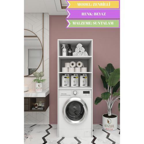 çamaşır-kurutma-bulaşık makinesi dolabı zenbilli byz 180*70*60 suntalam banyo