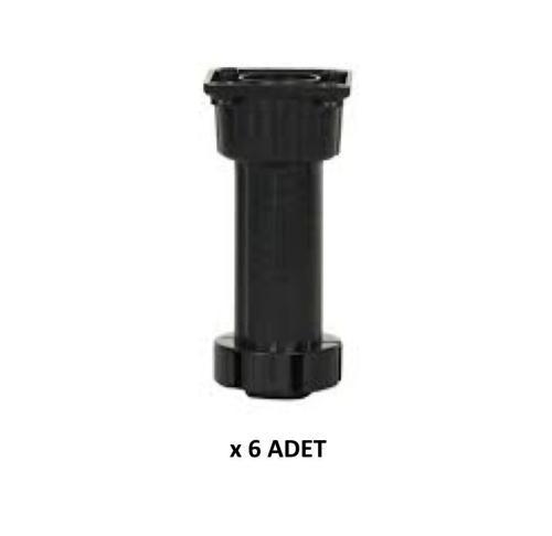 mobilya dolap kanepe ayağı ayarlı ayak siyah plastik 6 adet