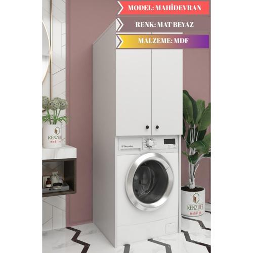çamaşır-kurutma-bulaşık makinesi dolabı mahidevranmdf byz 180*70*60 suntalam banyo % 100 full MDF