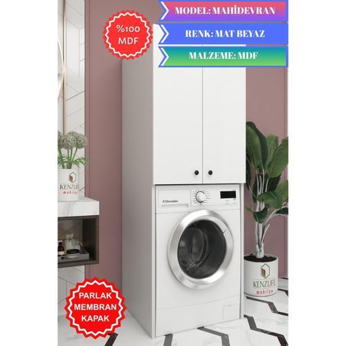membran çamaşır-kurutma-bulaşık makinesi dolabı mahidevran byzbyz düz 180*70*60 mebran kapak mdf gövde