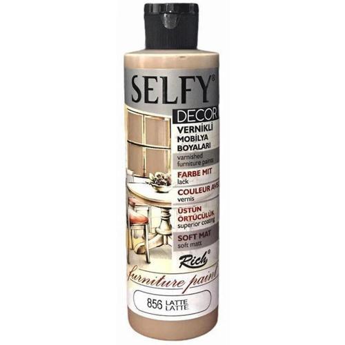 Selfy Decor Vernikli Boya 240 cc 856 LATTE