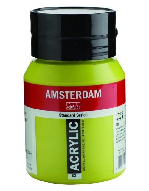 Amsterdam Akrilik Boya 500 ml. 621 Olive Green Light