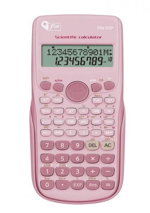 Bilimsel Hesap Makinesi 240 Fonksiyonlu PASTEL PEMBE
