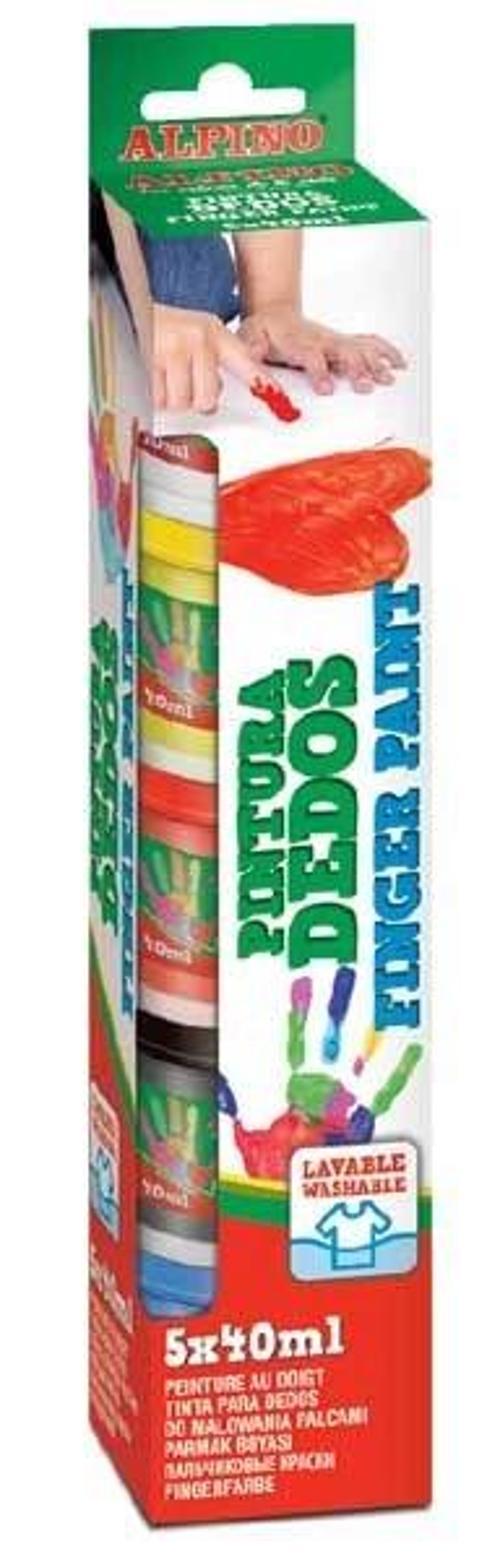 Parmak Boyası 5 Renk x 40 ml.