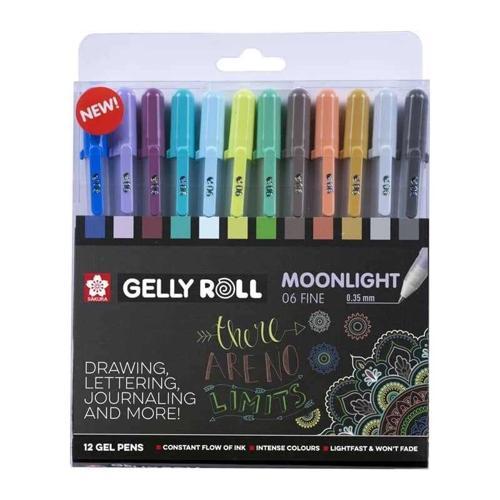 Gelly Roll Jel Mürekkepli Kalem Seti Moonlight Cosmos Set 12 Renk