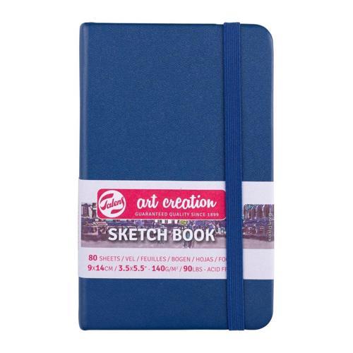 Art Creation Sketchbook Sert Kapak Eskiz Çizim Defteri 140 gr. 9x14 cm. 80 yp. NAVY BLUE