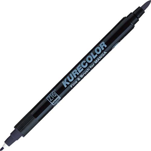 Kurecolor Fine & Brush for MANGA Marker Çizim Kalemi 828 Gray