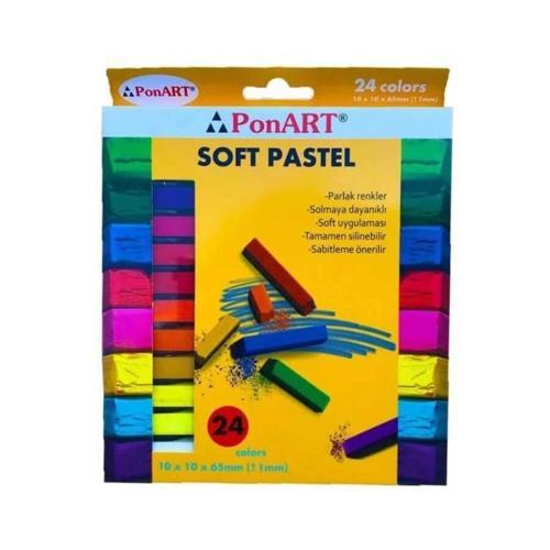 Soft Pastel Toz Pastel Boya Seti 24 Renk