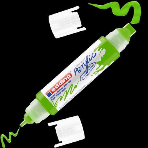 5400 Akrilik Boyama Markörü 3D Double Liner SARI-YEŞİL