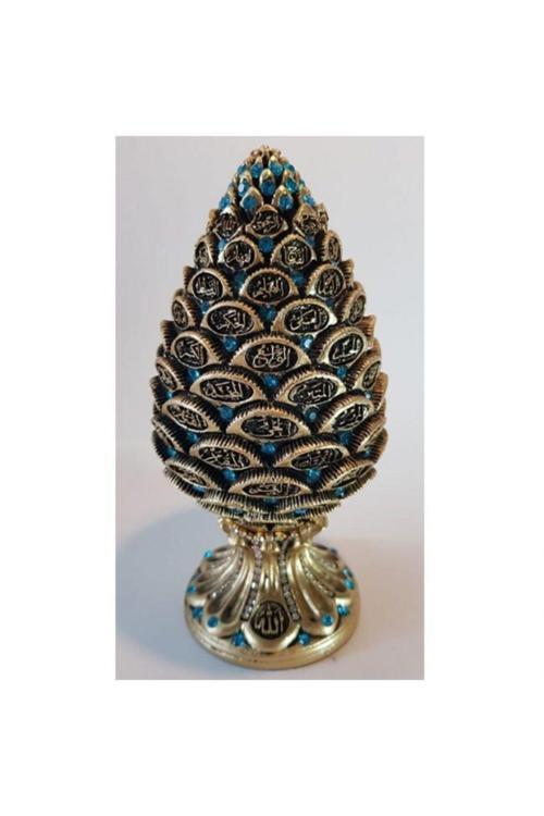 Kozalak Biblo Altın Aqua Blue Taşlama