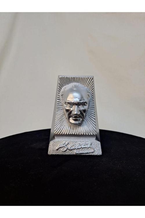 Atatürk Heykeli Biblo Gümüş
