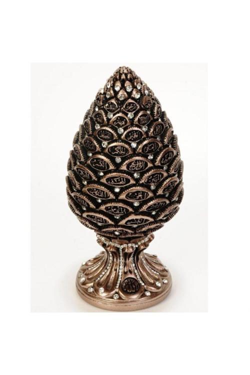 Kozalak Biblo Bronz Kristal Taşlama