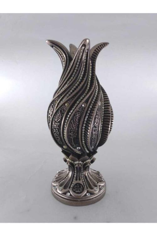Lale Biblo Kristal Taş Bronz