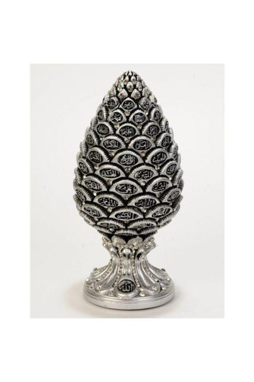 Kozalak Biblo Gümüş Kristal Taşlama