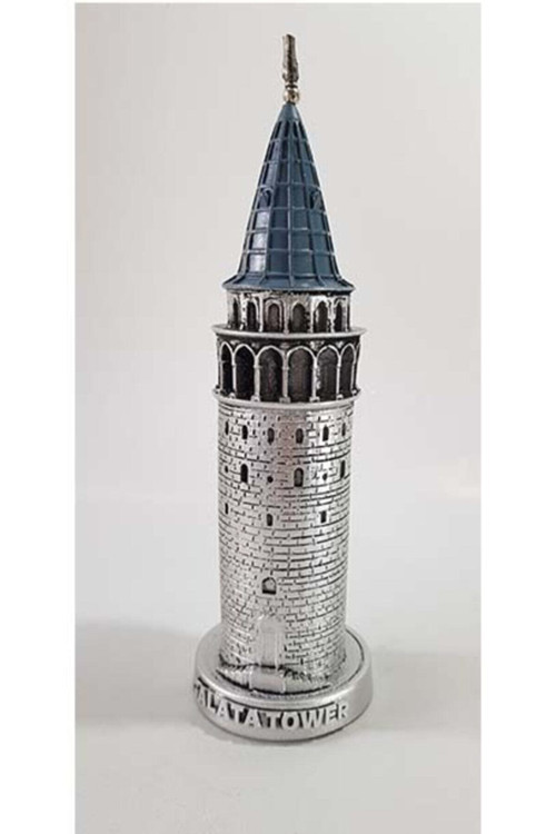 Gümüş Galata Kulesi Biblo 23Cm