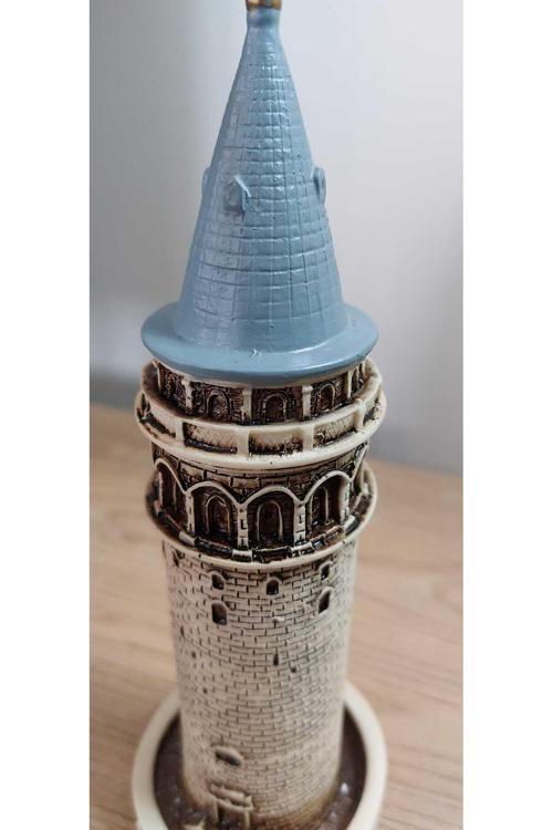 Galata Kulesi Biblo 20 Cm Bej