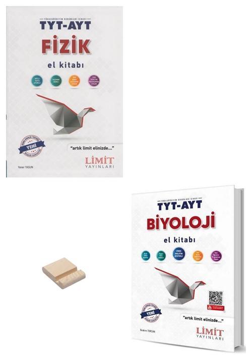 Limit TYT AYT Fizik ve Biyoloji El Kitabı + Telefon Standı