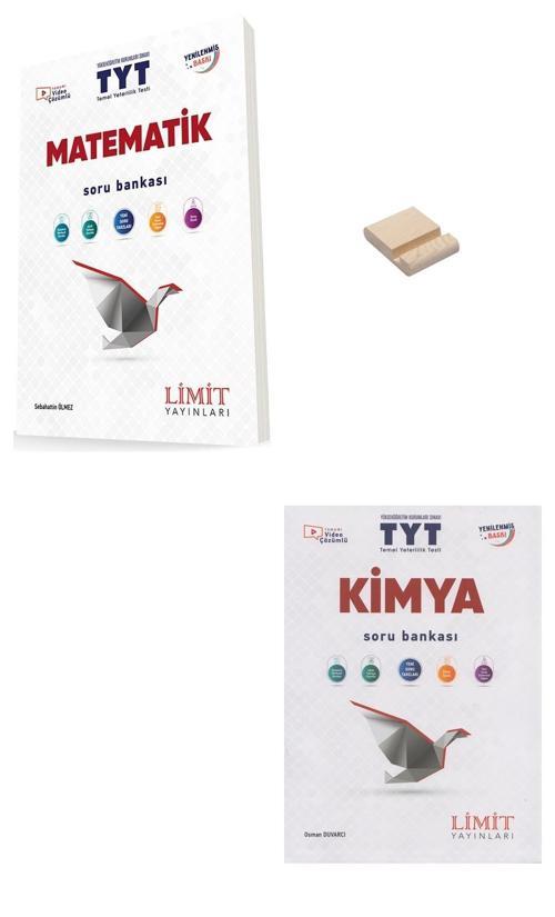 Limit TYT Matematik ve Kimya Soru Bankası + Telefon Standı