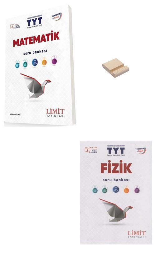 Limit TYT Matematik ve Fizik Soru Bankası + Telefon Standı
