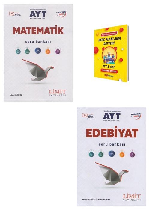 Limit AYT Matematik ve Edebiyat Soru Bankası + Planlama Defteri