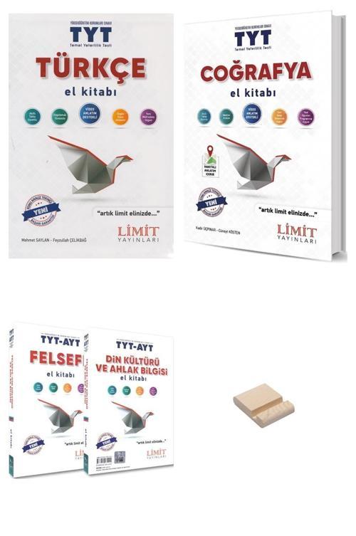 Limit TYT AYT Türkçe Coğrafya Felsefe/Din El Kitabı 3lü Set + Telefon Standı