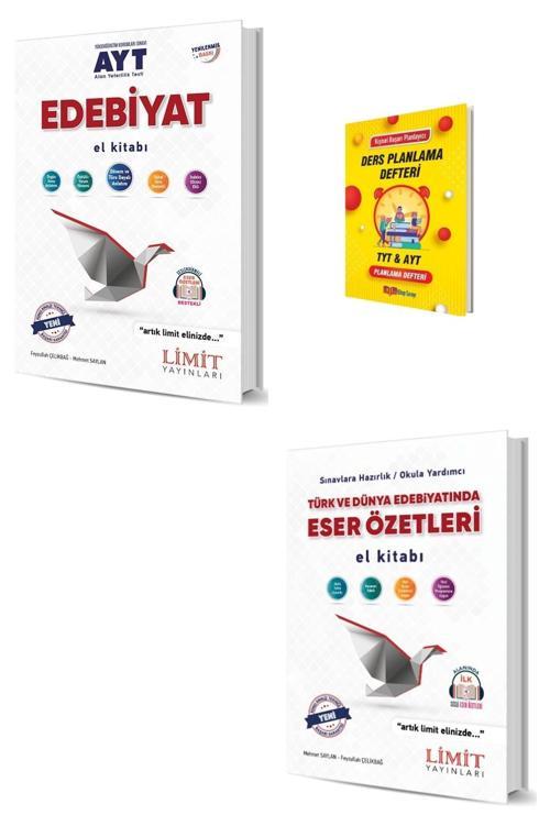 Limit AYT Edebiyat ve Eser Özetleri El Kitabı + Planlama Defteri