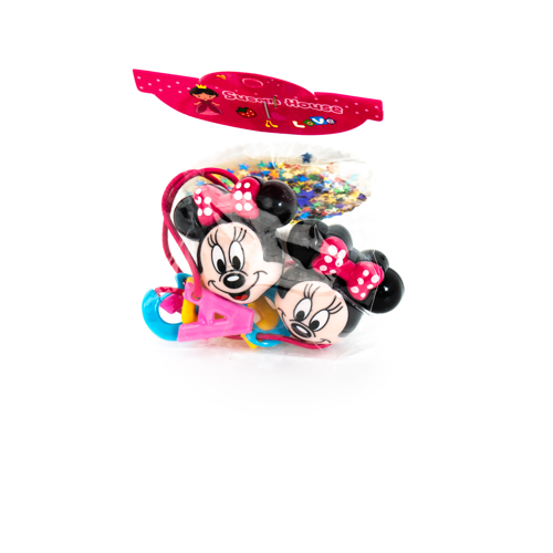 Biem Mickey Mouse Lastik Toka Koyu Pembe