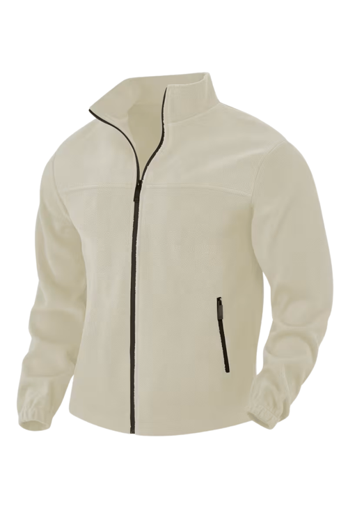 Genıus Store Erkek Polar Bato Yaka Tam Fermuarlı Cepli Polar BATO-POLAR