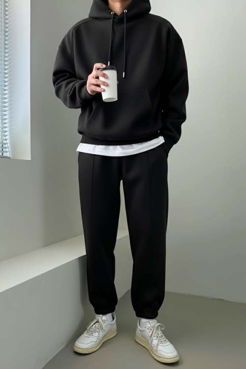 Erkek Eşofman Takımı Şardonlu 3 İplik İçi Polarlı Günlük Eşofman Takımı 3İPLİK-TAKIM