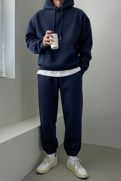 Erkek Eşofman Takımı Şardonlu 3 İplik İçi Polarlı Günlük Eşofman Takımı 3İPLİK-TAKIM