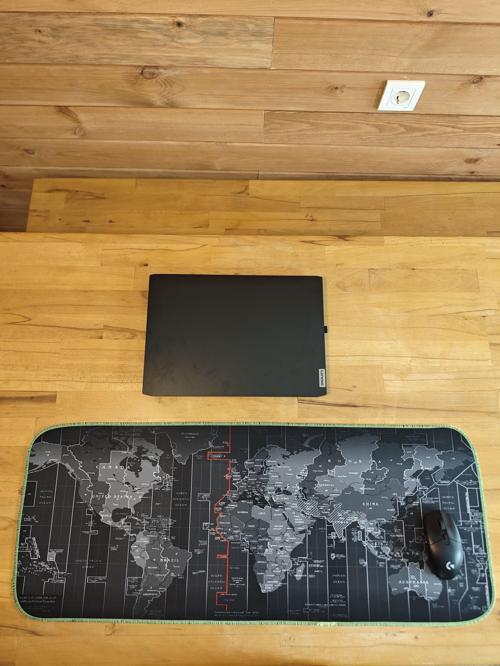 70X30 CM FOSFORLU DİKİŞLİ SİYAH DÜNYA KAYDIRMAZ TABAN SPEED YÜZEY OYUNCU MOUSE PAD