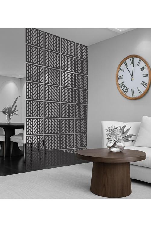 Altıgen Asmalar Lazer Kesim Paravan, Ahşap Seperatör, Panel Levha Seti Ahşap Oda Bölücü Desen