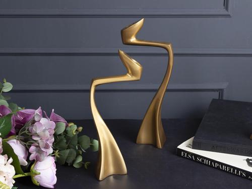 SWAN ŞAMDAN 11X6X30 CM ALTIN KÜÇÜK BOY - 1 ADET