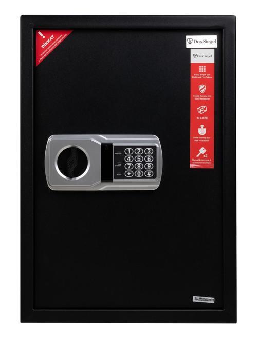 Çelik Elektronik Şifreli Ve 2 Anahtarlı Para Değerli Eşya Ofis Ev Otel Kasası - 50DASB