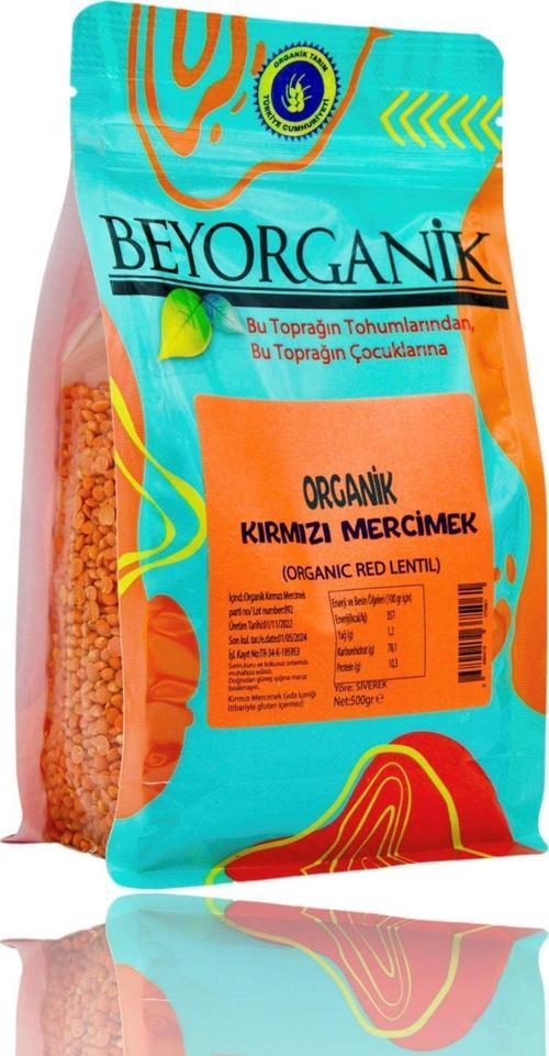 Organik Kırmızı Mercimek 500gr
