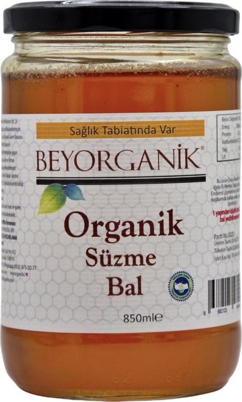 Organik Süzme Bal (Organik Çiçek Balı) 850 g