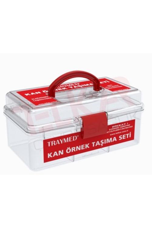 Kan Örnek Taşıma Seti Küçük-Şeffaf