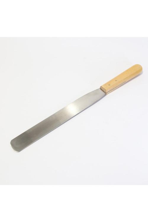 Tahta Saplı Spatül Büyük Boy Paslanmaz