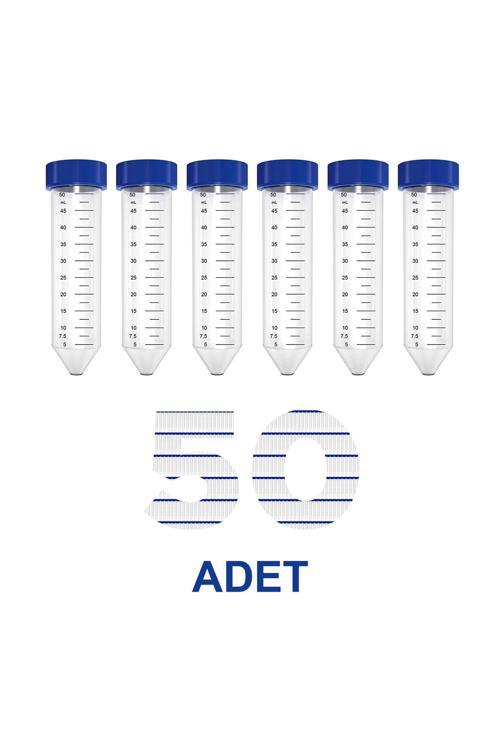 Falkon Tüpü 50 Ml / Santrifüj Tüpü - Dibi Konik - 50 Adet