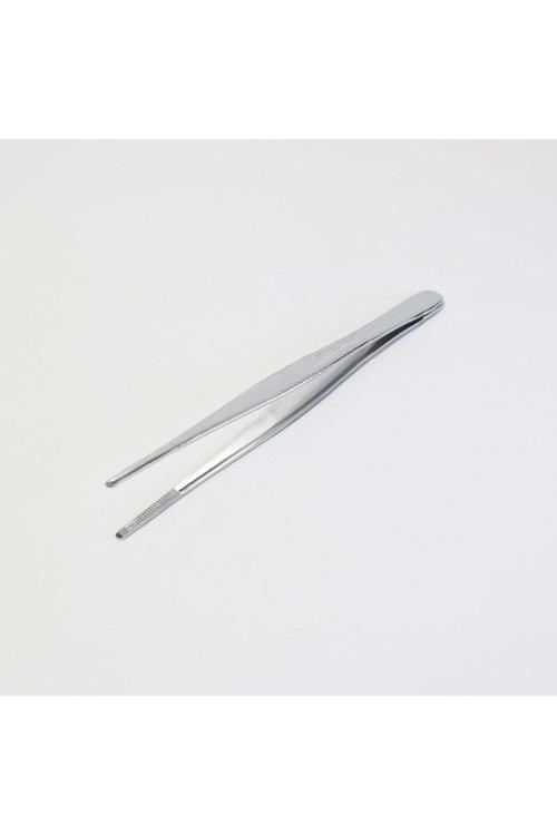 Penset 13 Cm Düz-Küt Uçlu Nikel Kaplama