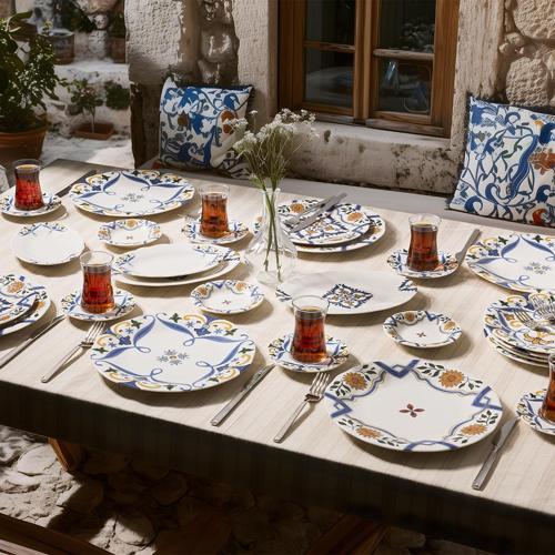 Etnico 32 Parça 6 Kişilik Kahvaltı Takımı