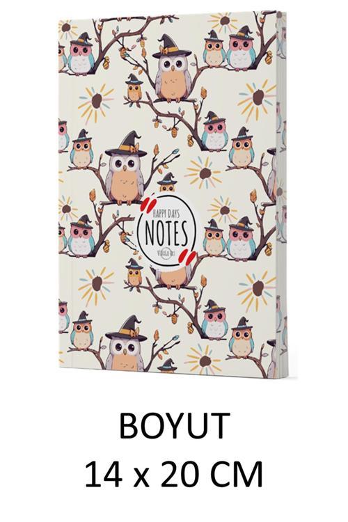 Vivago Art Yılbaşı 6 - Çizgili Defter 14 X 20 Cm Bez Çanta Hediyeli Kod 6