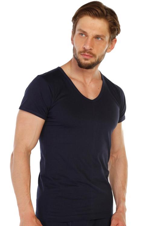 Erkek %100 Pamuklu V Yaka Süprem Fanila 317