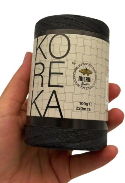 Koreka Rafya Siyah Renk