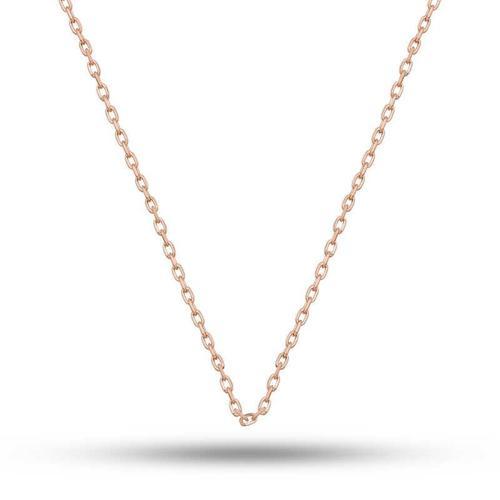 Gümüş Rose 0.30 Mikron 45 Cm Forse Kadın Zincir