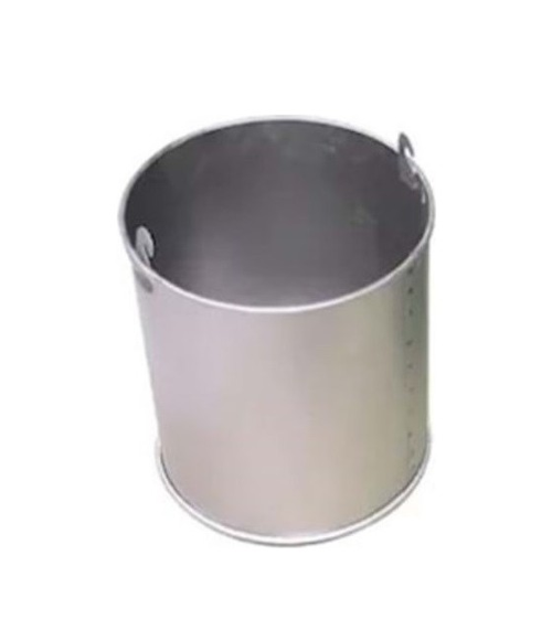 SAC KÜÇÜK SOBA KOVASI 30X26CM 0,60MM ALTTAN DELİKLİ