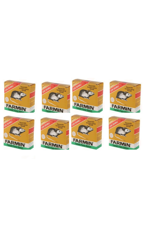 Fare Ve Sıçan Zehiri Buğday 250 Gr X 8 Adet (Haşere İlacı)