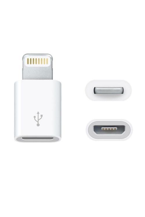 Micro Usb Den Lightning Iphone Uyumlu Dönüştürücü Otg Çevirici Mini Aparat