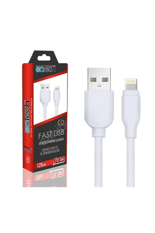 Iphone Hızlı Şarj Kablosu - Iphone Data Kablosu 125Cm 2.0A